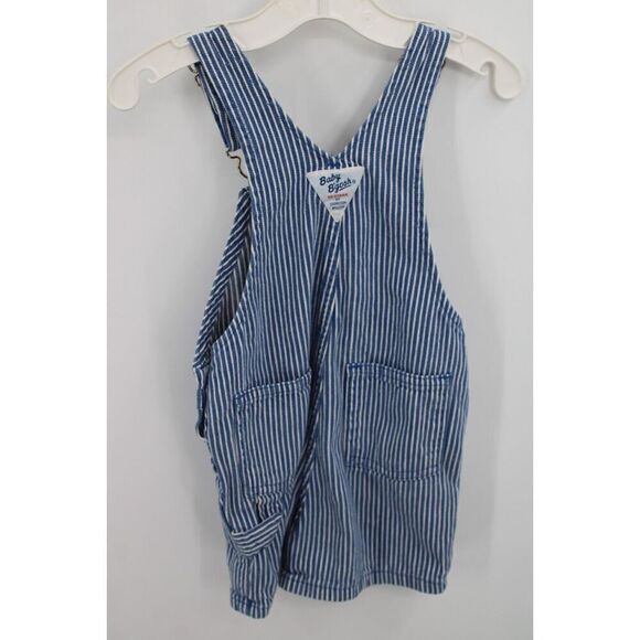 Oshkosh B'gosh Vestbak Shortall Railroad Stripe & Camo Overalls 24m Lot - Picture 7 of 16